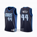 Camiseta Dallas Mavericks Nicolo Melli Earned 2020-21 Azul